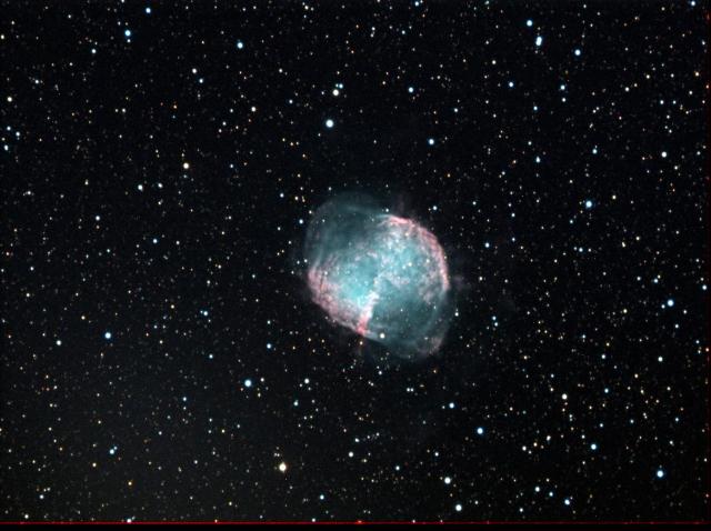 Dumbbell nebula overhead Dumbbell nebula overhead